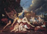 Nicolas Poussin Venus and Adonis painting